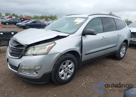 2015 Chevrolet Traverse Ls из США, поврежденный, VIN 1GNKRFKD7FJ106926